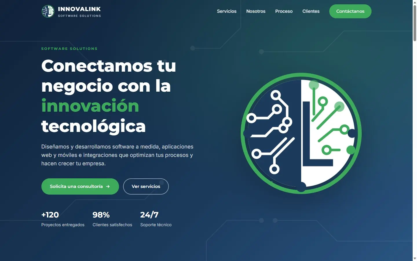 Web corporativa de InnovaLink